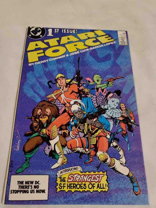 Atari Force 1 Near Mint Cover by Garcia-Lopez