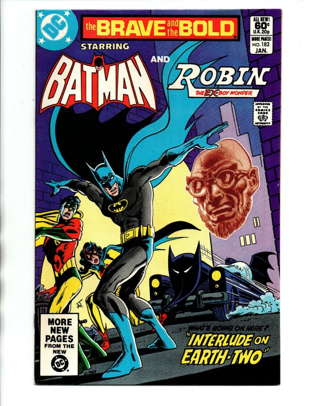 Brave and the Bold #182 - Earth II Robin & Batwoman - Hugo Strange- 1982 - VF/NM