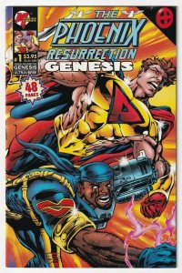 The Phoenix Resurrection Genesis #1 December 1995 Malibu Wolverine X-Men Bishop