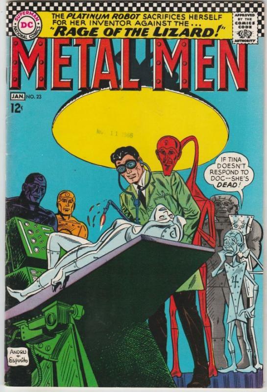 Metal Men #23 (Jan-67) VF/NM High-Grade Metal Men (Led, Tina, Tin, Gold, Merc...