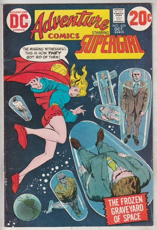 Adventure Comics #424 (Oct-72) VF/NM High-Grade Supergirl