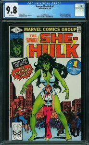 Savage She-Hulk #1 (1980) CGC 9.8 NM/MT