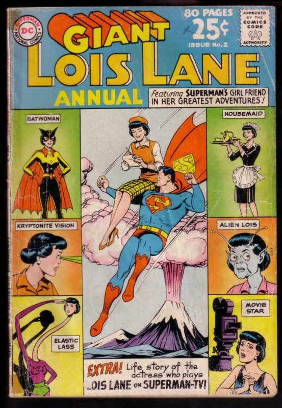 LOIS LANE ANNUAL #2 1963-NOEL NEILL  SUPERMAN TV SERIES G/VG