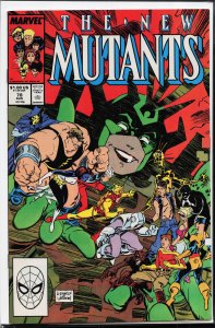 The New Mutants #74 Direct Edition (1989) New Mutants