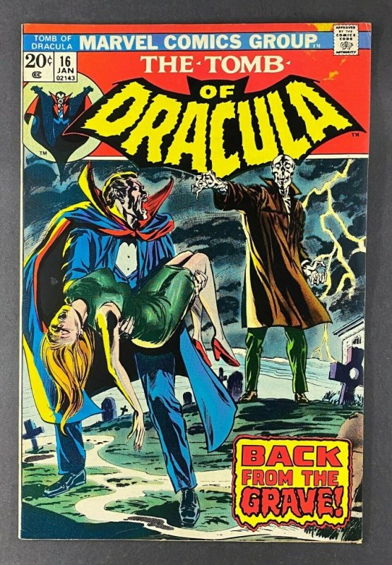 Tomb of Dracula (1972) #16 VF- (7.5) Gil Kane Gene Colan Art