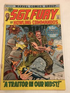 Sgt. Fury #93 : Marvel 11/71 Gd / Cover off; reader - filler, WW2