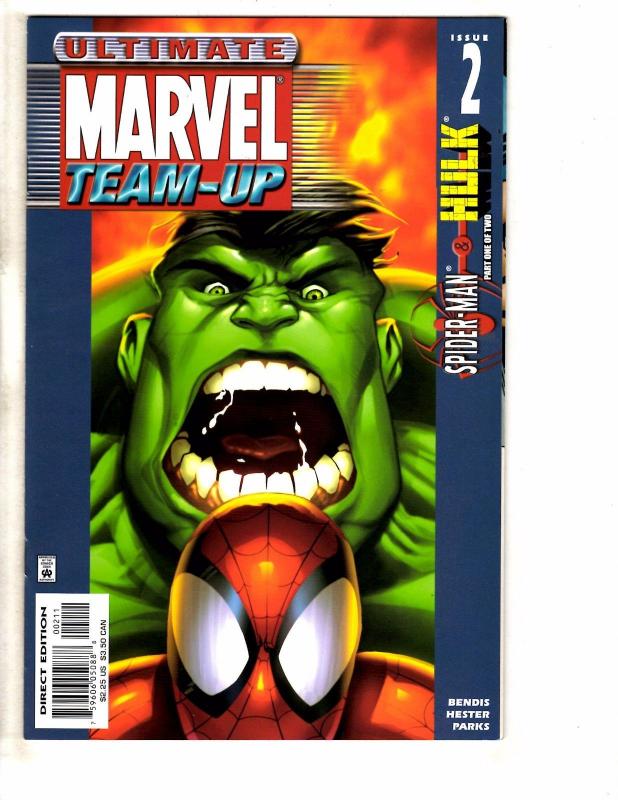 Lot Of 7 Ultimate Marvel Team-Up Comic Books # 1 2 3 4 5 6 7 Spider-Man GM13