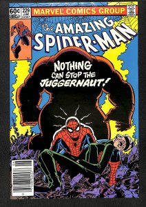 Amazing Spider-Man #229 NM- 9.2 Juggernaut! Marvel Comics Spiderman