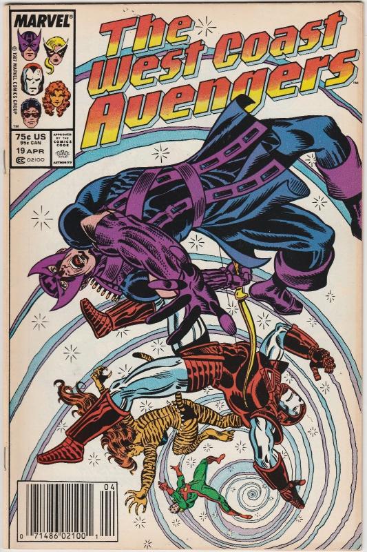 6 The West Coast Avengers Marvel Comic Books # 19 20 21 22 23 24 Hawkeye WM8