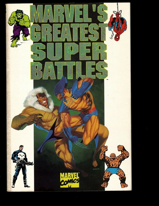 Marvel's Greatest Super Battles Marvel Comic Book TPB Graphic Novel NP13