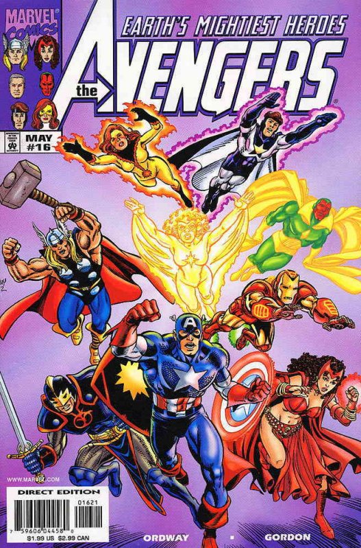 Avengers (Vol. 3) #16A VG ; Marvel | low grade comic variant