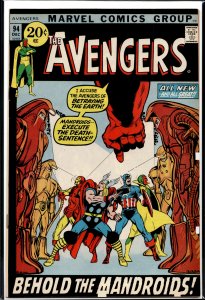 The Avengers #94 (1971) The Avengers [Key Issue]