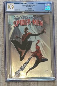 Spectacular Spider-Men # 1 Marquez Foil - CGC 9.9