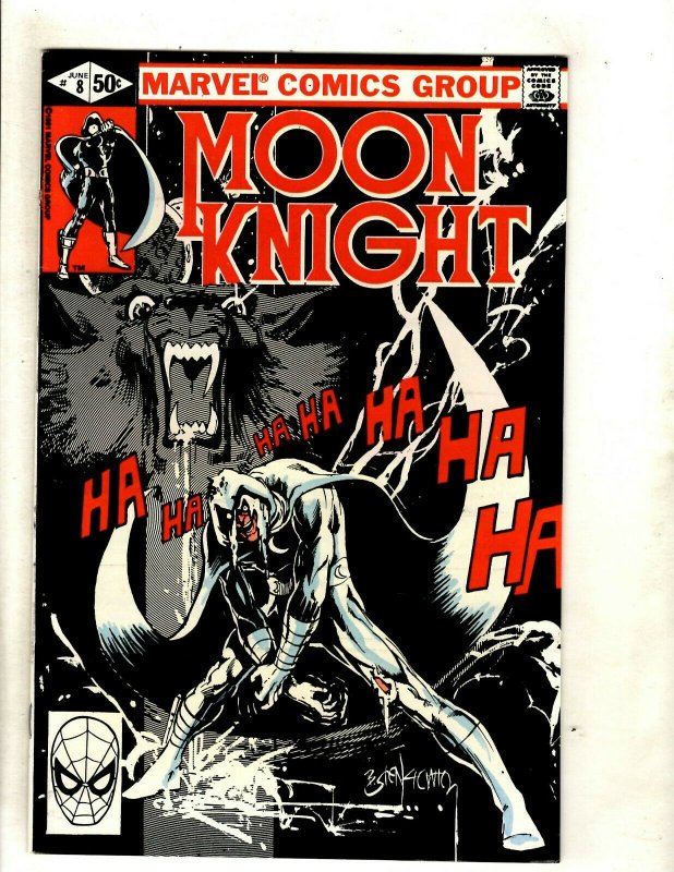 Lot Of 9 Moon Knight Marvel Comic Books # 2 3 4 5 6 7 8 9 10 Avengers Hulk HJ9