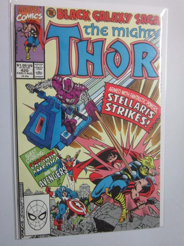 Thor (1962-1996 1st Series Journey Into Mystery) #420 - VF/NM 9.0 - 1990