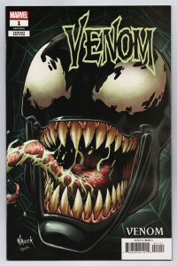 Venom #1 Nauck Headshot Variant (Marvel, 2021) NM