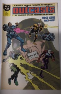 Outcasts #1, 2 & 3(1987)DC Comics (lot of 3)  Wagner Grant Kennedy Mantano