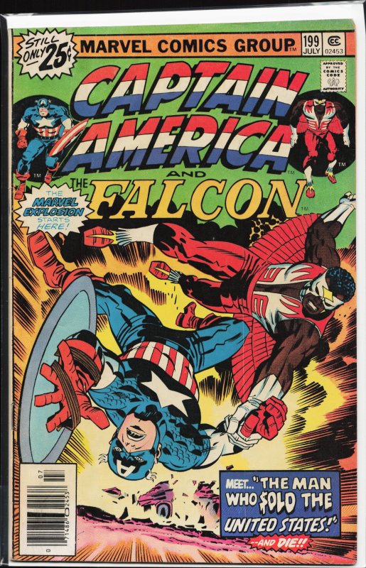 Captain America #199 (1976) Captain America and the Falcon