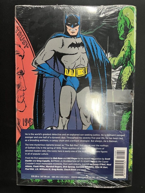 Batman a Celebration of 75 Years HC Sealed