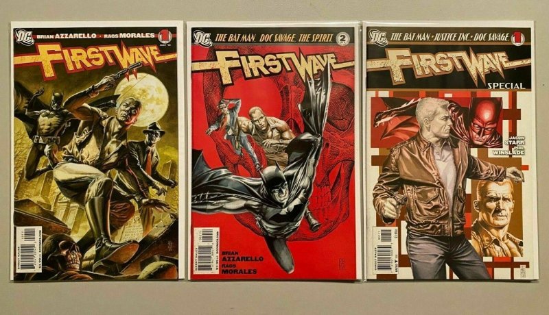 First Wave run #1 A + #2 A + Special all 3 different books DC 8.0 VF (2010) 