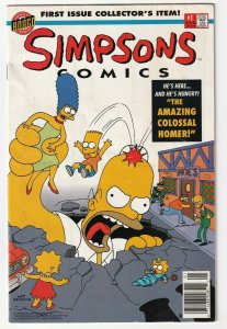 The Simpsons Comics #1 Matt Groening 1993 Bongo