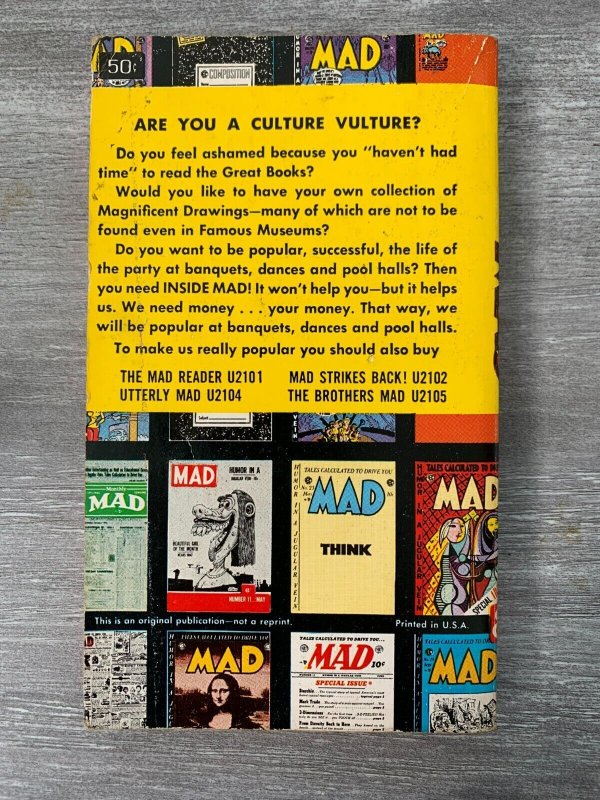 1964 INSIDE MAD William M Gaines #3 VG 4.0 13th Ballantine U2103 Paperback