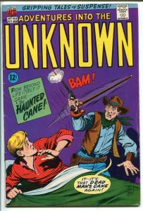 ADVENTURES INTO THE UNKNOWN #168 1966-NEMESIS STORY-STEVE DITKO ART-fn