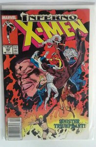 Uncanny X-Men #243 1989 Marvel 7.5 Newsstand Wolverine Beast Storm Comic