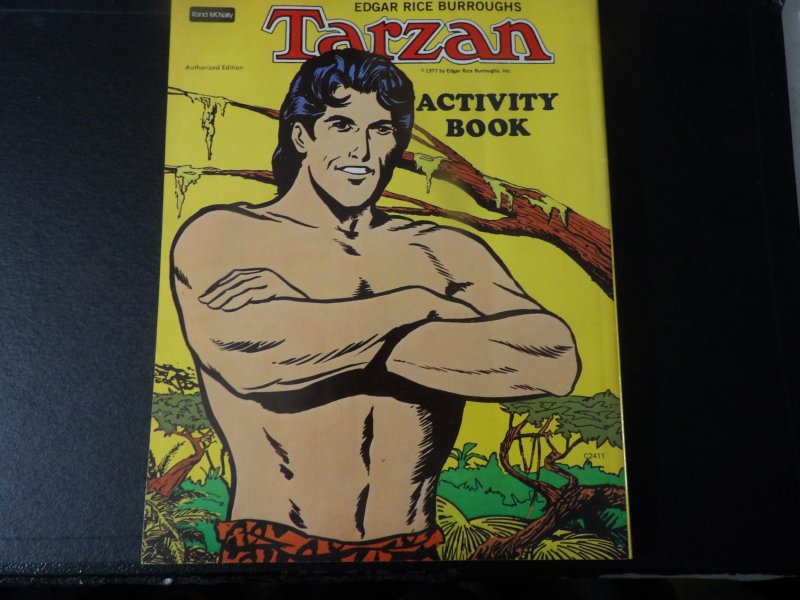 Edgar Rice Burroughs TARZAN 1977 Coloring Activity Book Unused