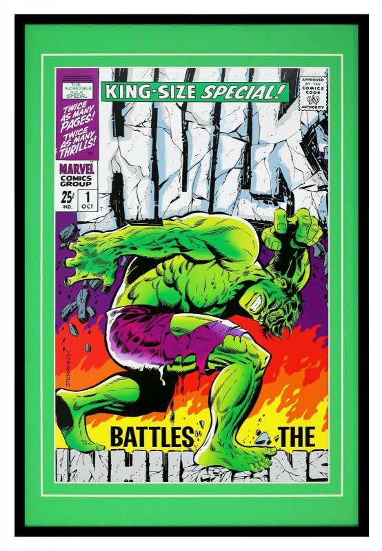 Incredible Hulk Special #1 Marvel Framed 12x18 Official Repro Cover Display 