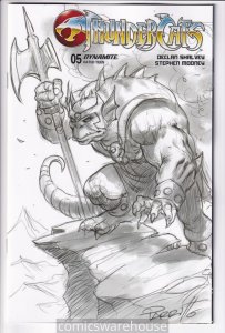 THUNDERCATS (2023 DYNAMITE) #5 VARIANT 1:15 CVR O PARRILLO B&W NM R31420