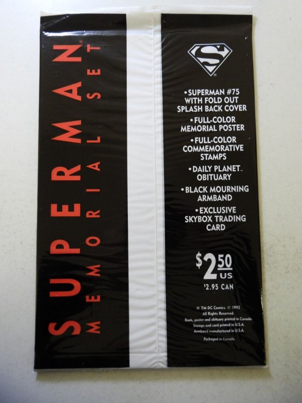 Superman #75 (1993) Unsealed poly bag, FN Condition