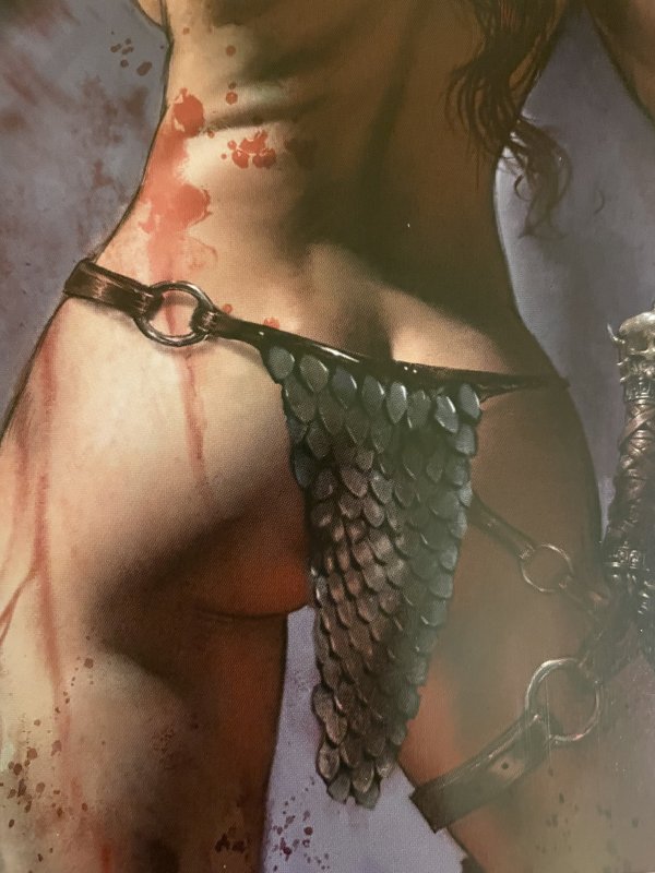 RED SONJA #2 VAMPIRELLA VS EXCLUSIVE PARRILLO VIRGIN COVER LTD 400 NM+