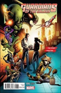 Guardians of the Galaxy (2015)  6-D Valerio Schiti The Story Thus Far... Cove...