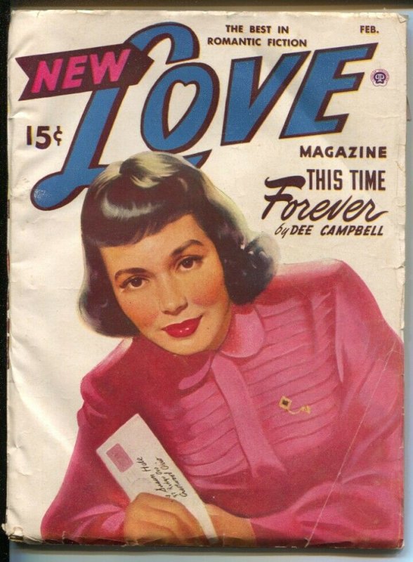 New Love 2/1950-female pulp authors-pin-up girl cover art-VG