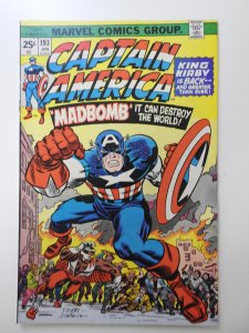 Captain America #193 (1976) Classic Kirby Cover! Beautiful Fine+ Condition!