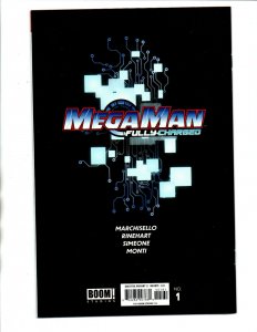 Mega Man Fully Charged #1 1:100 Gold Foil Infante Variant - Boom - NM