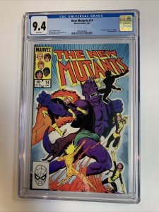 New Mutants (1984) # 14 (CGC 9.4 WP) 1st App Magik