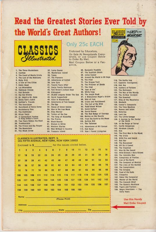 Classics Illustrated # 59  Wuthering Heights