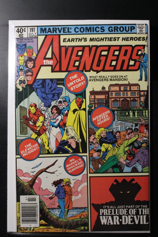 The Avengers #197 Newsstand Edition (1980)