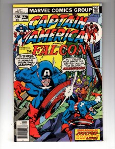 Captain America #220 (1978)  8.5-9.0 THE AMERIDROID !!!!!!!! / ID#994