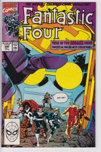 FANTASTIC FOUR #340 (May 1990) NM 9.4 white! Simonson!