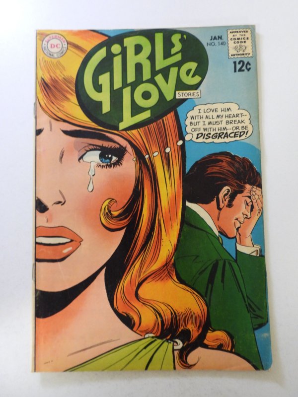 Girls' Love Stories #140 (1969) FN condition