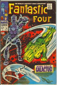 Fantastic Four (Vol. 1) #74 VG ; Marvel | low grade comic Galactus Silver Surfer