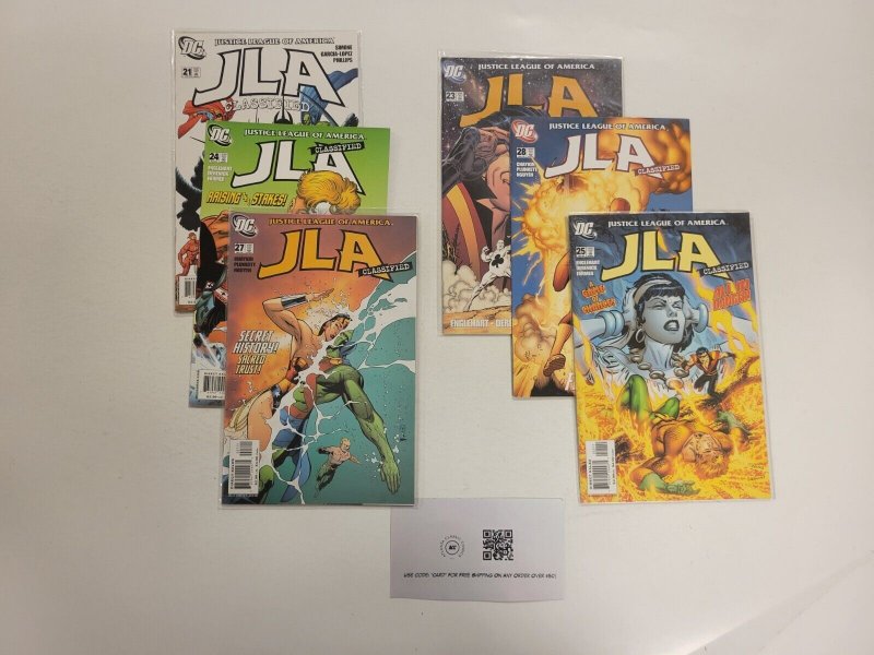 6 JLA DC Comic Books #21 23 24 25 27 28 5 TJ18