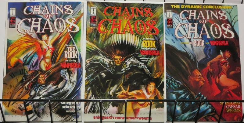 CHAINS OF CHAOS (1994 HARRIS) 1-3 VAMPIRELLA , ROOK