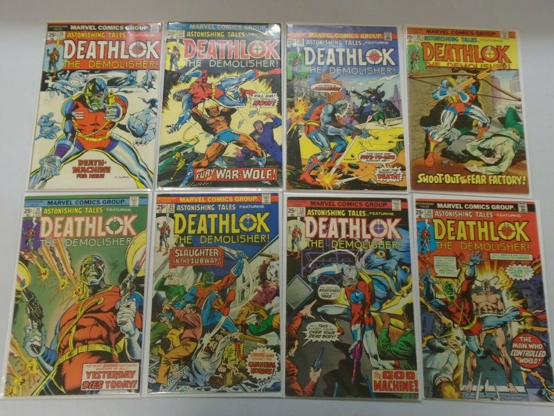 Deathlok lot 13 different issues avg 5.0 VG FN (1974-77)