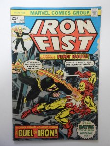 Iron Fist #1 (1975) GD/VG Condition! MVS intact! moisture stain