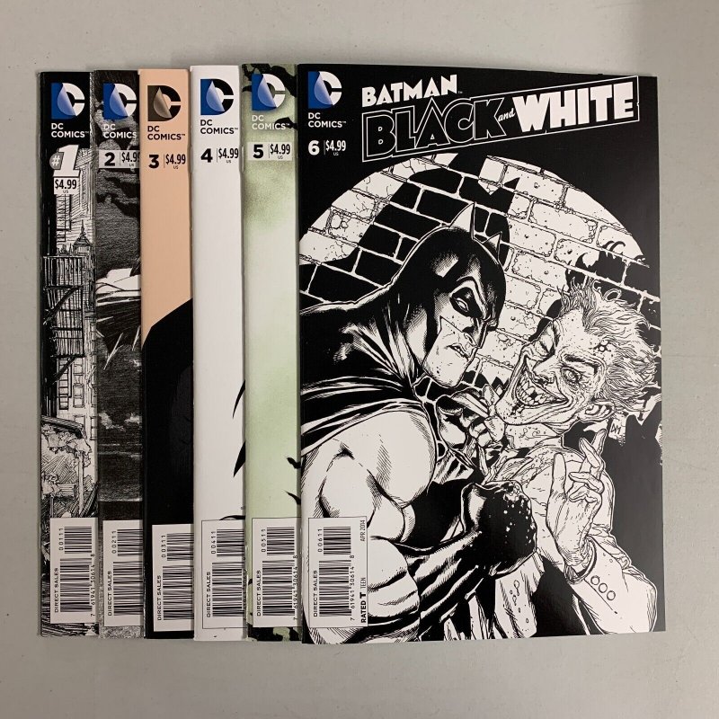 Batman Black & White #1-6 Set (DC 2013) 1 2 3 4 5 6 Chip Kidd (9.0+) 