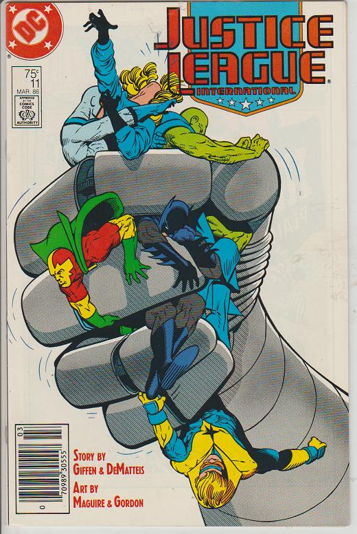 JUSTICE LEAGUE INTERNATIONAL #11 - DC COMICS - BAGGED & BOARDED